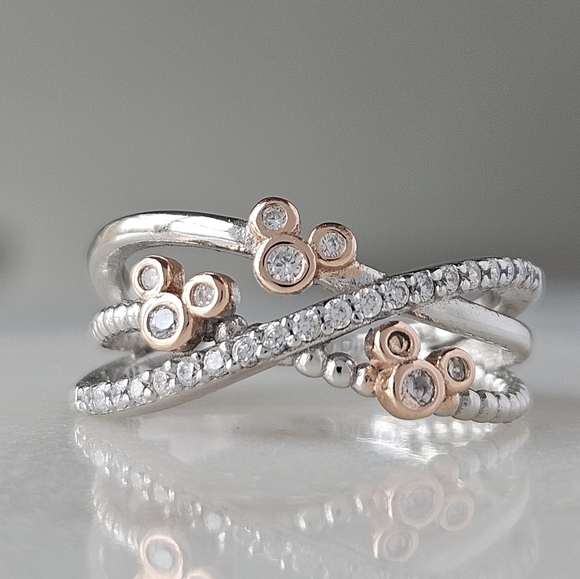 Disney Mickey Mouse ring, 925 Sterling Silver Charmed Aroma - Picture 3 of 7